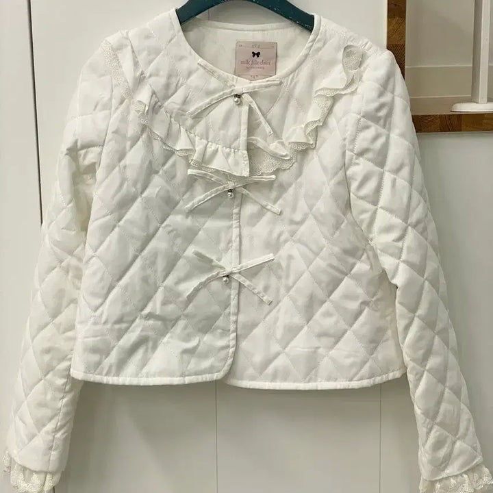 [BUNJANG] Japanese Quilting Jacket White / 일본 여성자켓 봄잠바 퀼팅 자켓 화이트 새상품급