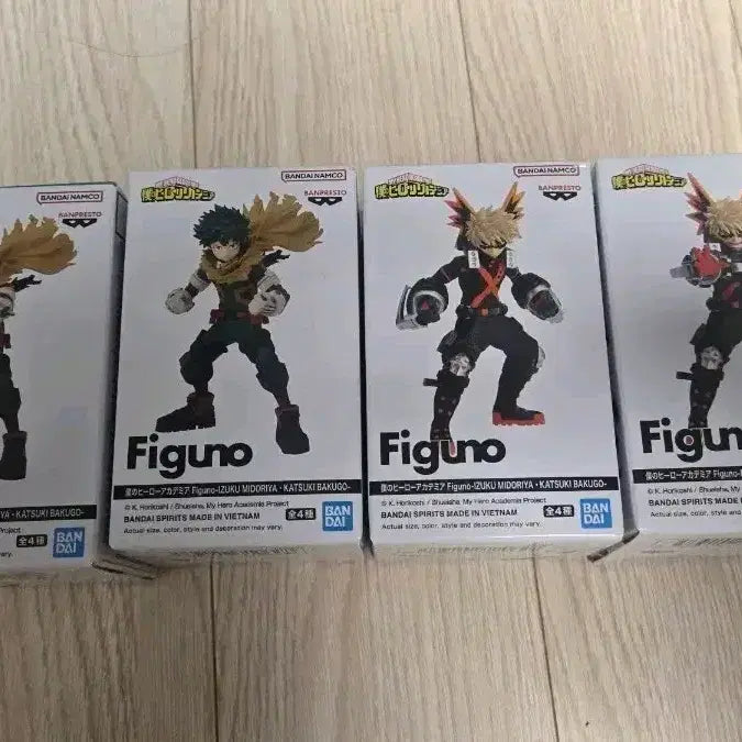 [BUNJANG] Banpresto My Hero Academia Figuarts Minis Set (4 Types) / 미개봉 반프레스토 나의 히어로 아카데미아 Figuno 피규어 팝니다