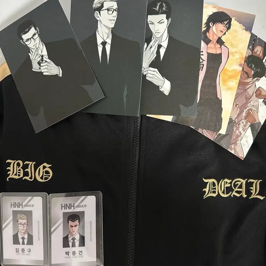 [BUNJANG] Lookism Big Deal Jersey Set + Employee ID + Postcard Bundle Set / 외지주 외모지상주의 빅딜 져지 셋업 + 사원증 + 엽서 일괄 판매