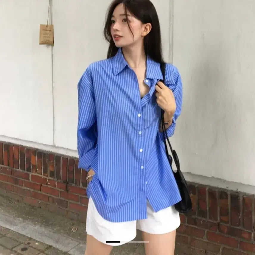 [BUNJANG] Siyaju Oversized Lounge Shirt / (새상품)시야쥬 오버핏 라운지st 셔츠