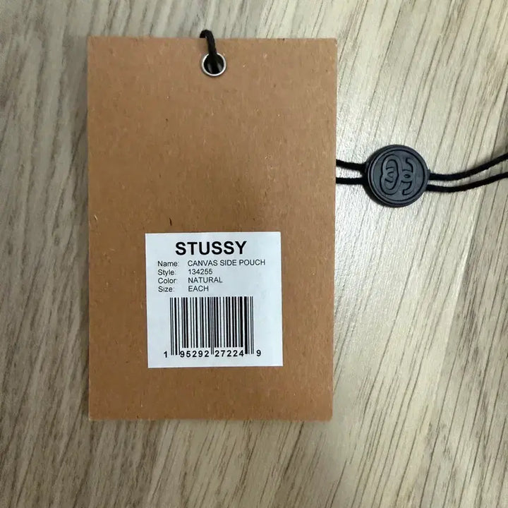 [BUNJANG] Stussy Canvas Side Pouch Natural / 스투시 캔버스 사이드 파우치 내추럴