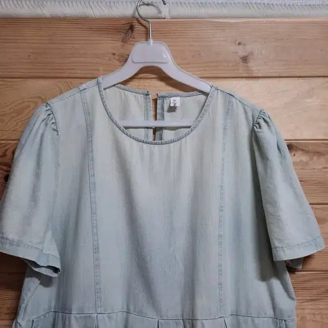 [BUNJANG] Hotping Denim Long Dress (Light Blue) / 핫핑 데님(연청) 롱원피스