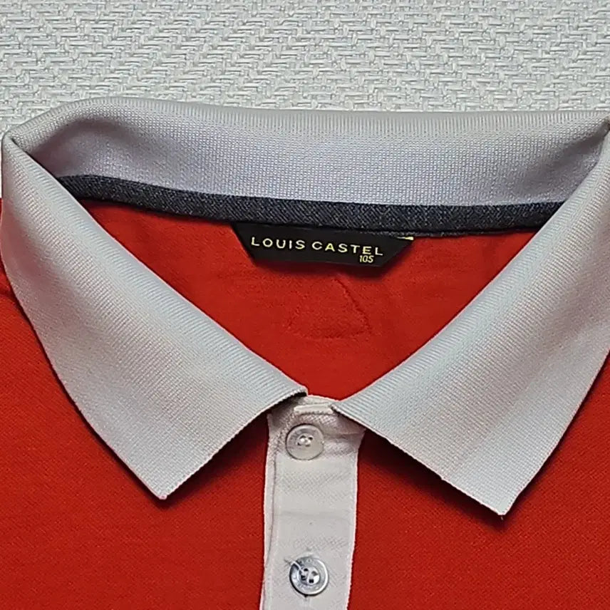 [BUNJANG] Louis Castel Functional Short-Sleeve Polo Shirt / 루이까스텔 기능성 반팔 카라티