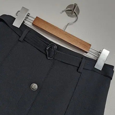 [BUNJANG] Dewl Charcoal Gray Pleated Skirt / 드웰 Dewl스커트