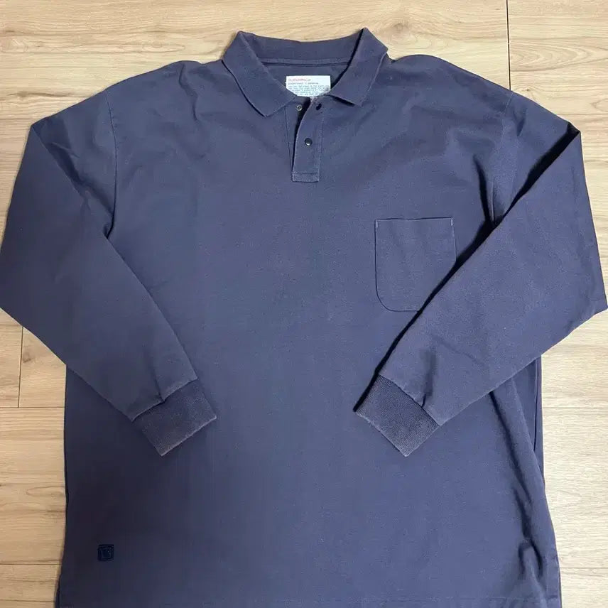 [BUNJANG] nanamica Long Sleeve Polo Shirt M / 나나미카 폴로티셔츠 M