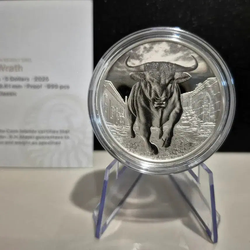 [BUNJANG] CIT 7 Deadly Sins "Wrath" 1 oz Silver Coin / 명품 CIT 7대죄악 시리즈 "격노" 1온스 은화