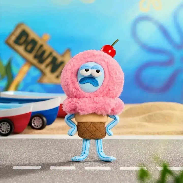 [BUNJANG] SpongeBob SquarePants Character Plush Keychain Collection / 스폰지밥 물고기 바퀴벌레 플랑크톤 물고기 주민 인형 키링