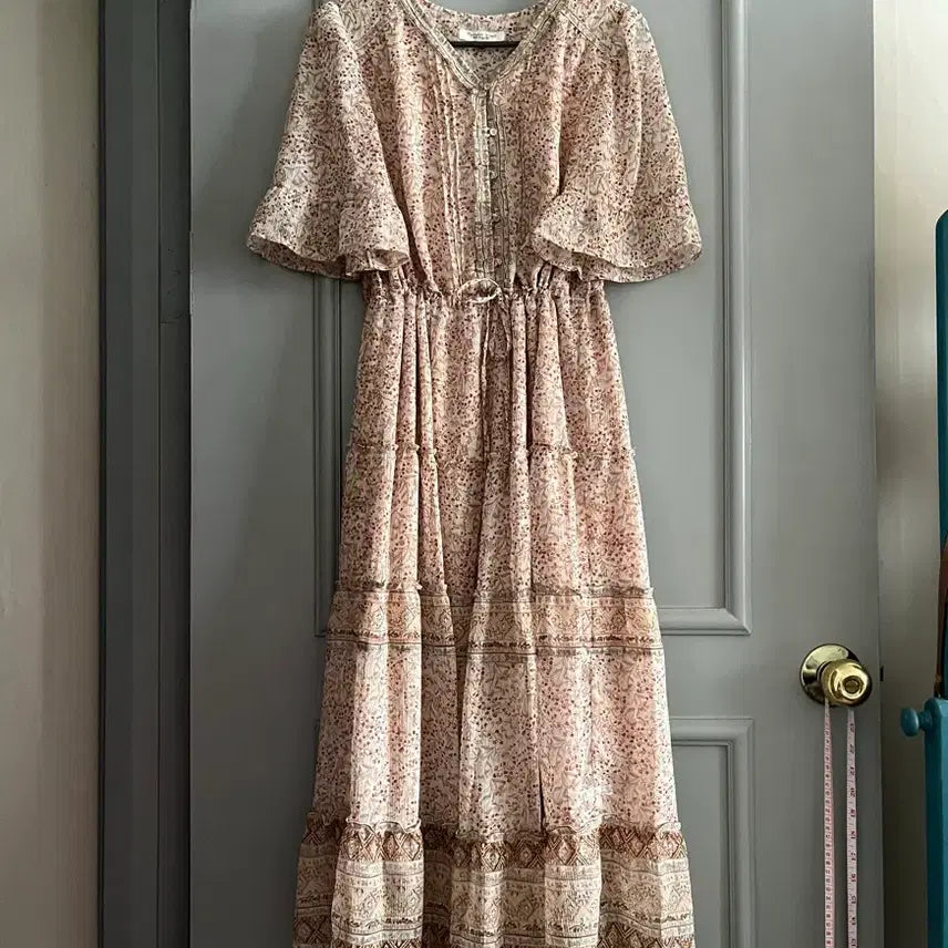 [BUNJANG] Thursday Island 24SS Floral Pattern Long Dress M Size / 24ss 써스데이아일랜드 원피스 m사이즈
