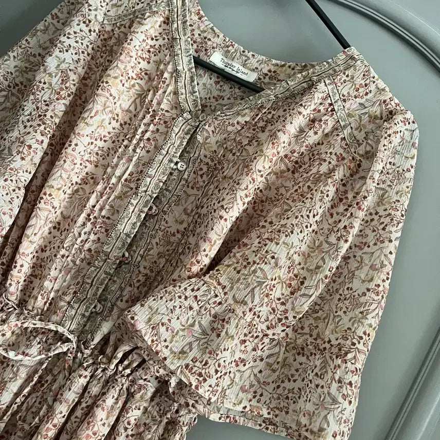 [BUNJANG] Thursday Island 24SS Floral Pattern Long Dress M Size / 24ss 써스데이아일랜드 원피스 m사이즈
