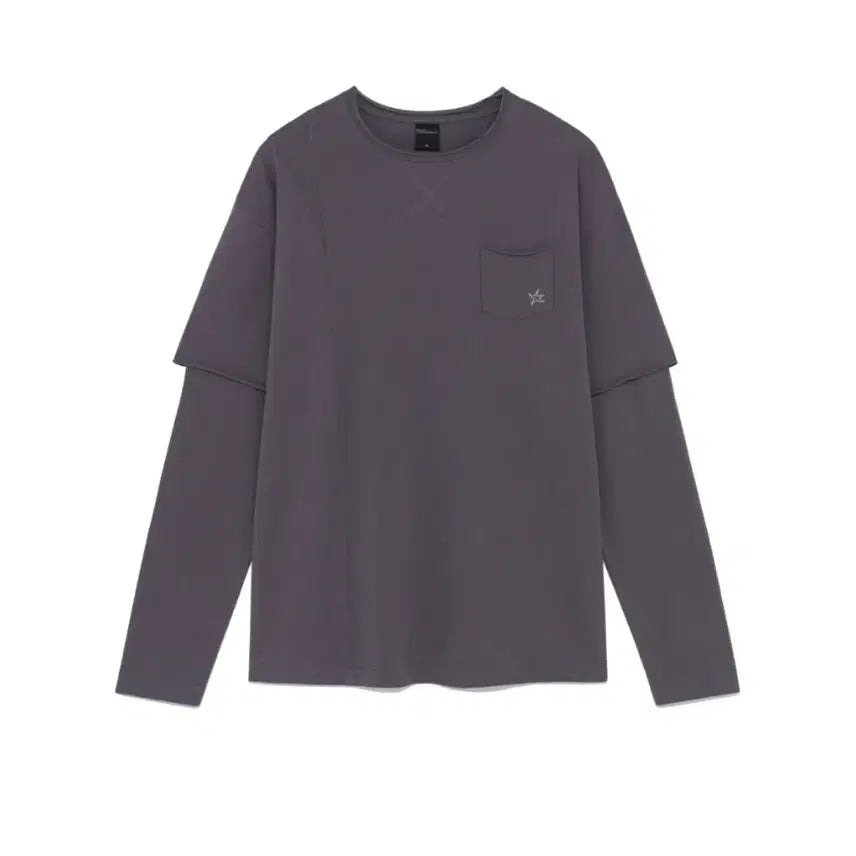 [BUNJANG] The Coldest Moment Long Sleeve Dark Purple / 더콜디스트모먼트 롱슬리브 다크퍼플 새상품