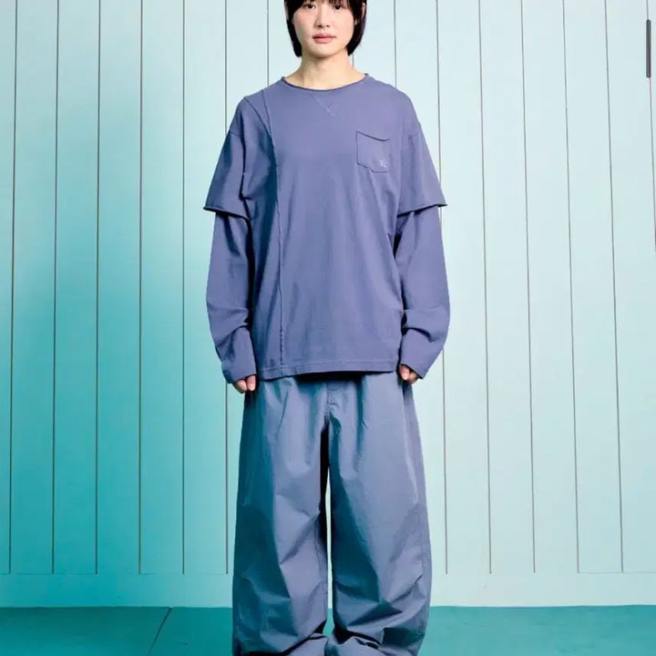 [BUNJANG] The Coldest Moment Long Sleeve Dark Purple / 더콜디스트모먼트 롱슬리브 다크퍼플 새상품