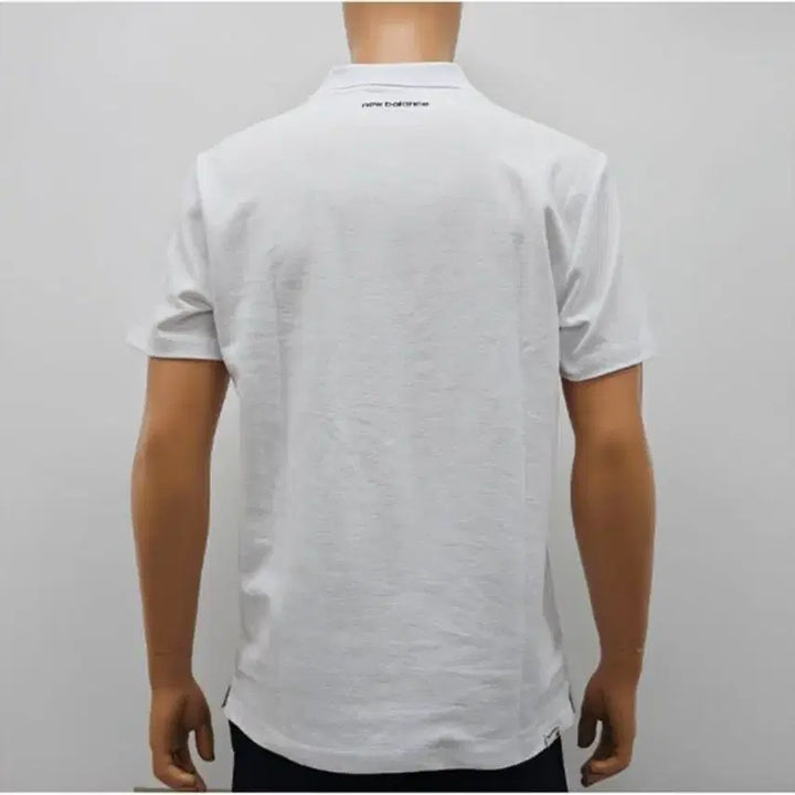 [BUNJANG] New Balance Short Sleeve Polo Shirt White Black / 뉴발란스  반팔 화이트, 블랙 폴로티