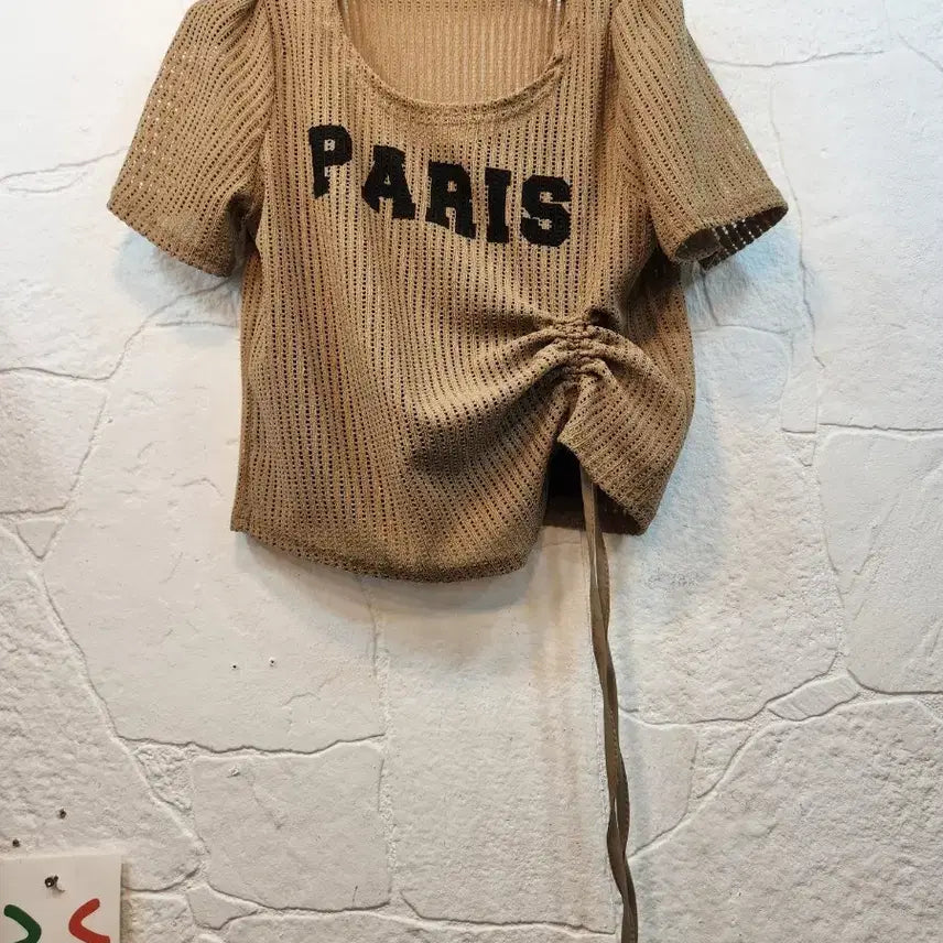 [BUNJANG] Sheer Mesh Sleeveless Knit Set / 파리망사나시니트세트 (새상품)