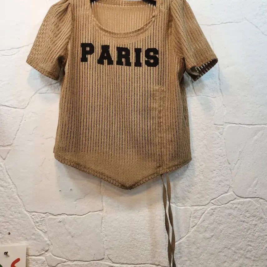 [BUNJANG] Sheer Mesh Sleeveless Knit Set / 파리망사나시니트세트 (새상품)