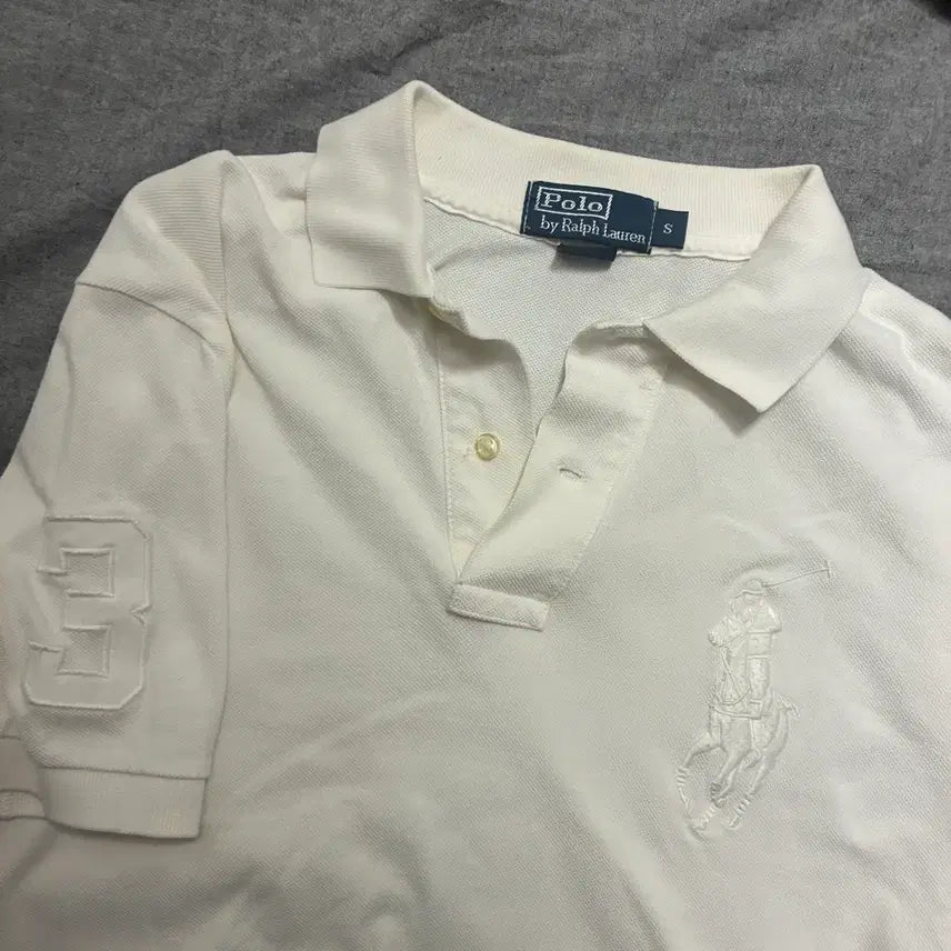 [BUNJANG] Polo Ralph Lauren Big Pony White T-Shirt / 폴로 빅포니 화이트 반팔