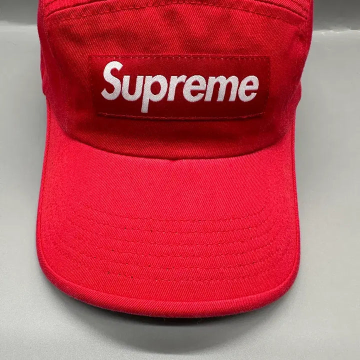 [BUNJANG] Supreme 23FW Washed Chino Twill Camp Cap Red / 23FW 슈프림 워시드 치노 트윌 캠프캡 레드
