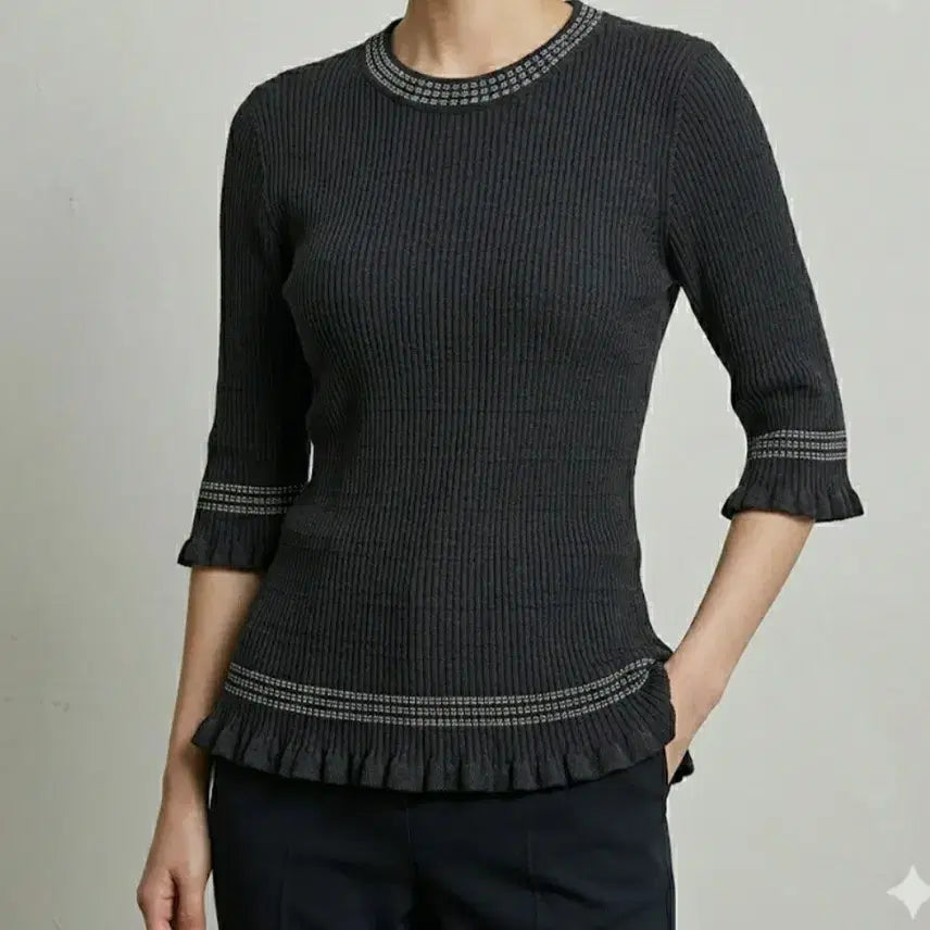 [BUNJANG] OZWEEKOO Mohair Blend Knit Sweater / 오즈세컨 마혼방 니트