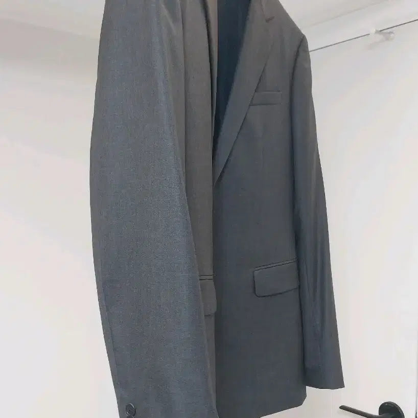 [BUNJANG] TIME HOMME Two-Button Setup Jacket Charcoal / 타임옴므 투버튼 셋업자켓  21/22