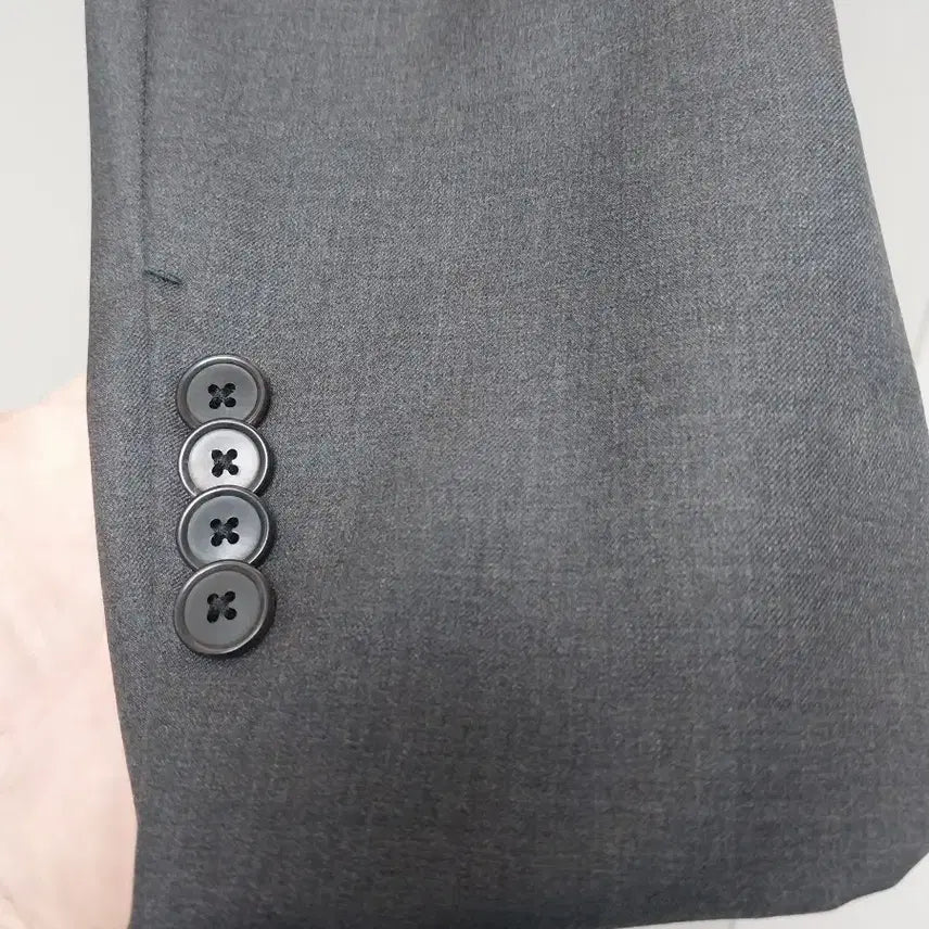 [BUNJANG] TIME HOMME Two-Button Setup Jacket Charcoal / 타임옴므 투버튼 셋업자켓  21/22