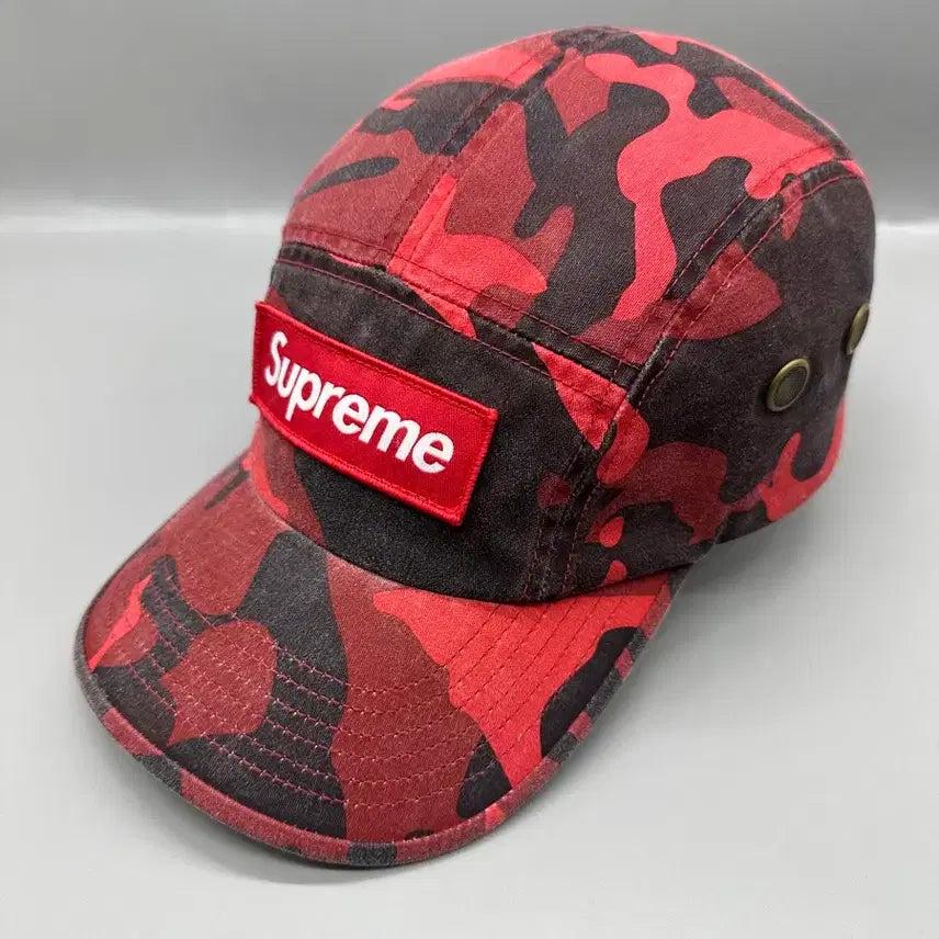 [BUNJANG] Supreme 23SS Military Camp Cap Red Camo / 23SS 슈프림 밀리터리 캠프캡 레드 카모