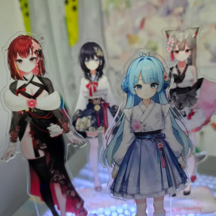 [BUNJANG] Stellive Korean Hanbok Acrylic Stand Universe Bundle Set / 스텔라이브 한복 아크릴 스탠드 유니버스 일괄 판매합니다.