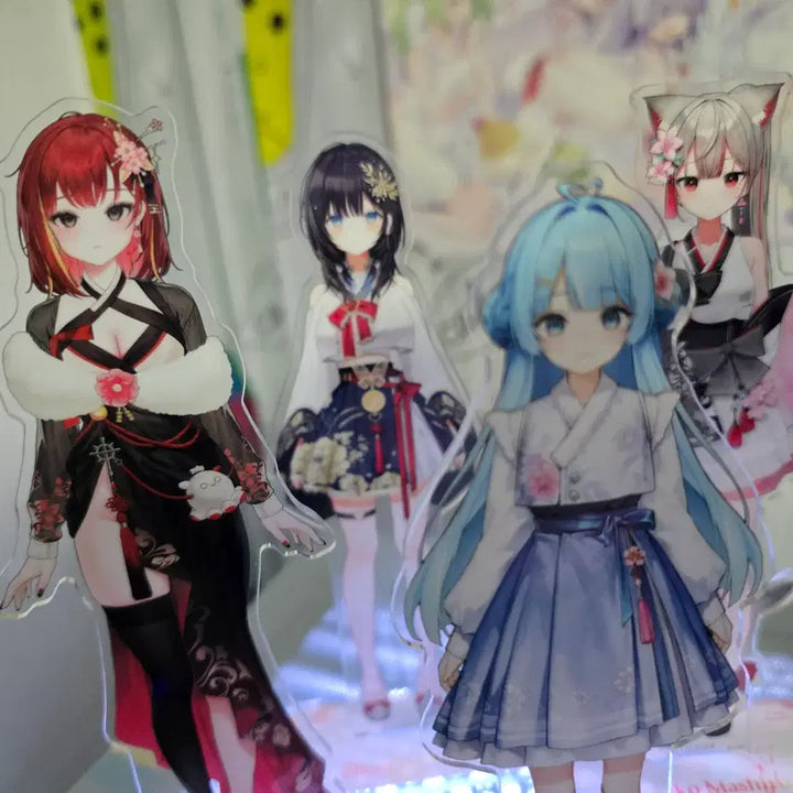 [BUNJANG] Stellive Korean Hanbok Acrylic Stand Universe Bundle Set / 스텔라이브 한복 아크릴 스탠드 유니버스 일괄 판매합니다.