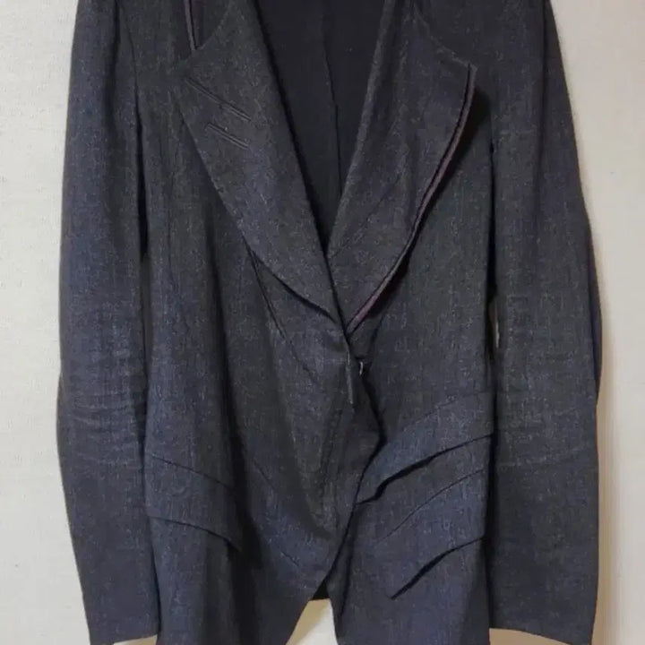 [BUNJANG] Objet K Rap Style Jacket Dark Gray / 오브제 K 랩 스타일 재킷 진회색