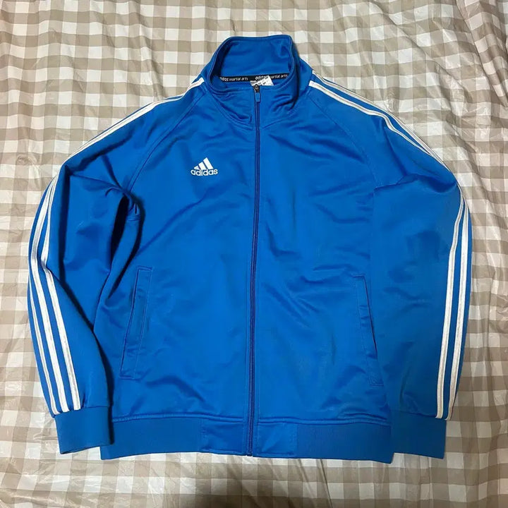 [BUNJANG] Adidas Martial Arts Track Top Blue XL / 아디다스 마샬아츠 져지 블루 XL 집업 삼선 트랙탑 Y2K