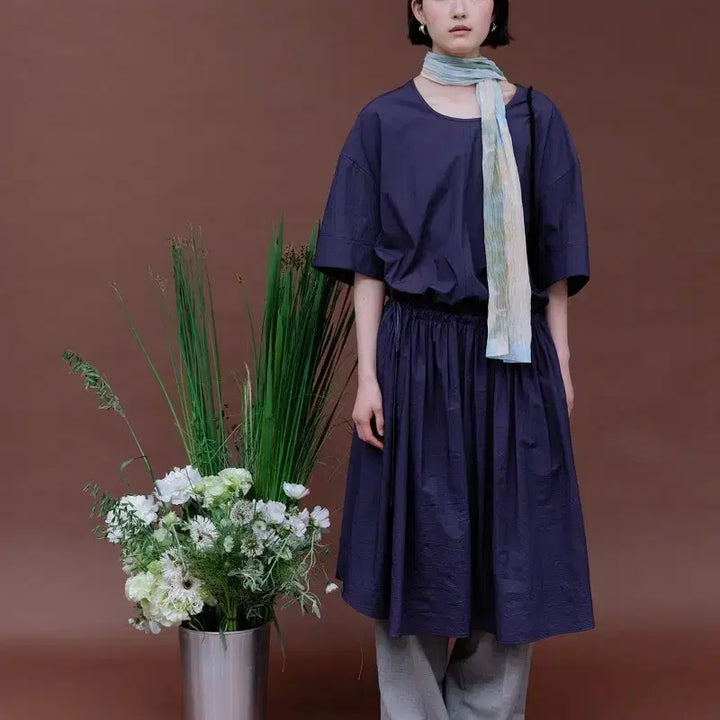 [BUNJANG] Ethos MEG String Dress - Purple Navy / 에토스 MEG STRING DRESS / PURPLE NAVY 판매합니다