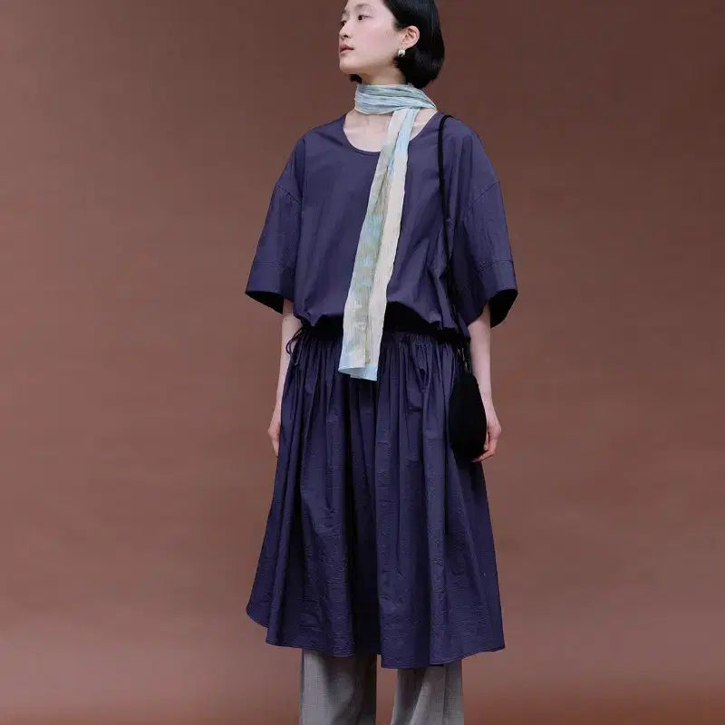 [BUNJANG] Ethos MEG String Dress - Purple Navy / 에토스 MEG STRING DRESS / PURPLE NAVY 판매합니다