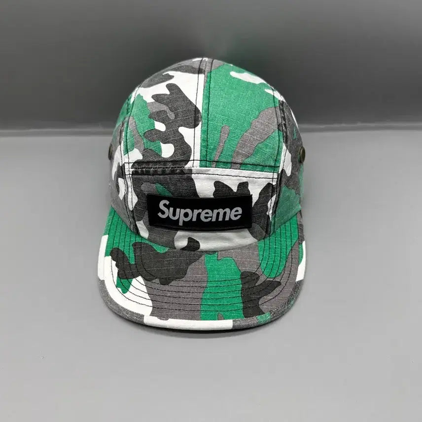 [BUNJANG] Supreme 25FW Military Camp Cap Green Camo / 25FW 슈프림 밀리터리 캡프캡 그린 카모 새제품