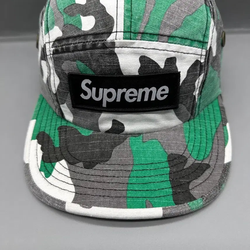[BUNJANG] Supreme 25FW Military Camp Cap Green Camo / 25FW 슈프림 밀리터리 캡프캡 그린 카모 새제품