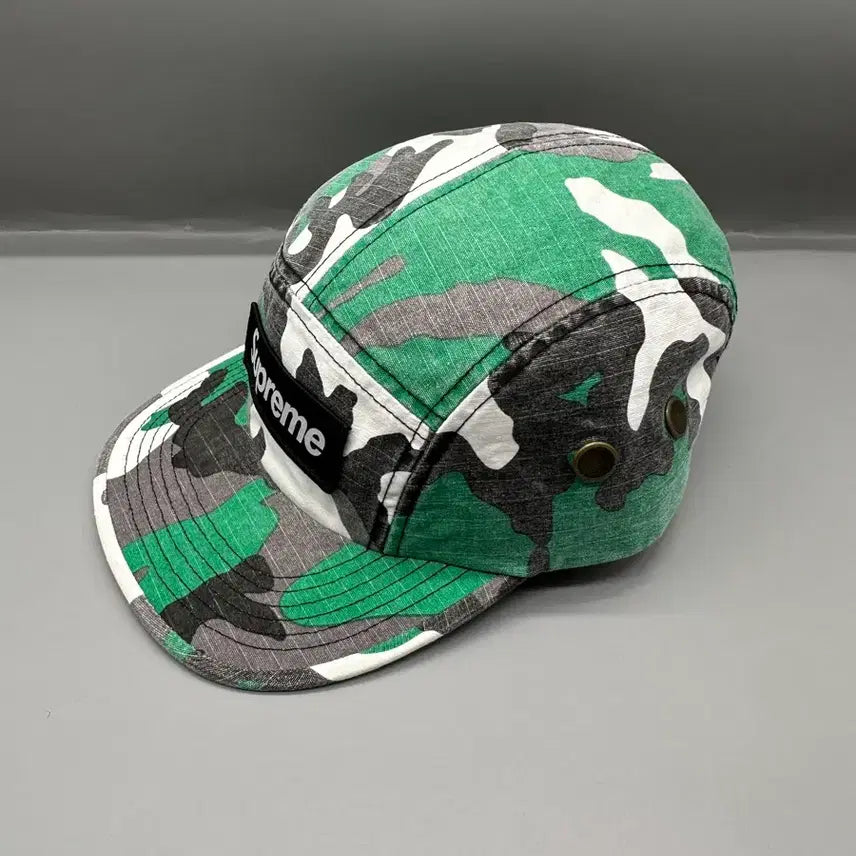 [BUNJANG] Supreme 25FW Military Camp Cap Green Camo / 25FW 슈프림 밀리터리 캡프캡 그린 카모 새제품