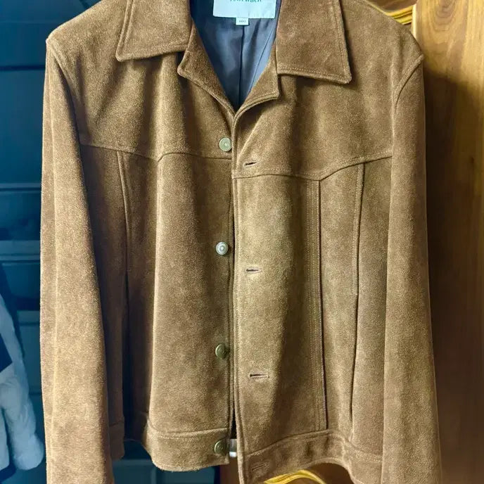 [BUNJANG] Tonywack Suede Trucker Jacket XL / 토니웩 스웨이드 트러커 자켓 XL
