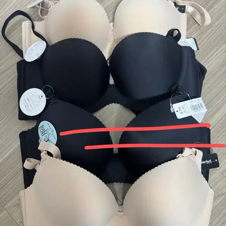 [BUNJANG] Aimée Feel Chommoly Bra Set (70E) - New Arrivals / 에메필 초모리브라 70E 새상품들 헛소리 차단