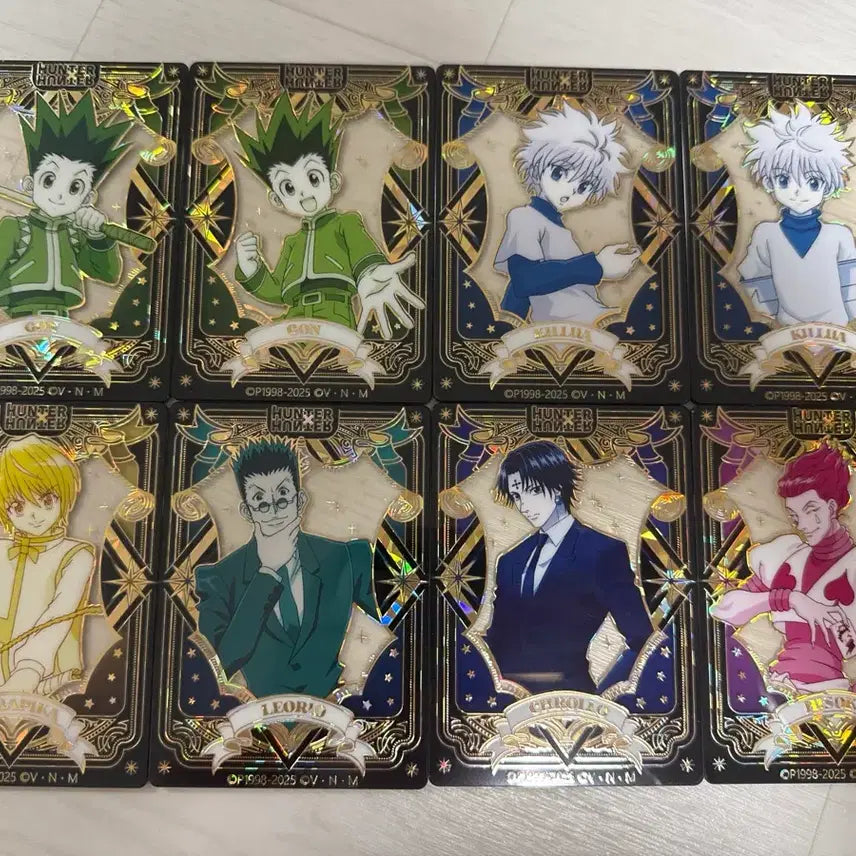 [BUNJANG] Hunter x Hunter Acrylic Card Full Set (8 Cards) / [헌터헌터](일시할인)아크릴카드 8장 풀세트