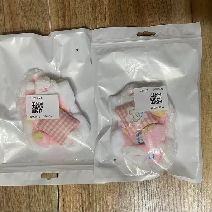[BUNJANG] 10cm Doll Clothes Baby Pink Jumpsuit Pajamas / 10cm 인형 옷 누이 의상 새상품 핑크 베이비 슈트 우주복 아기 잠옷