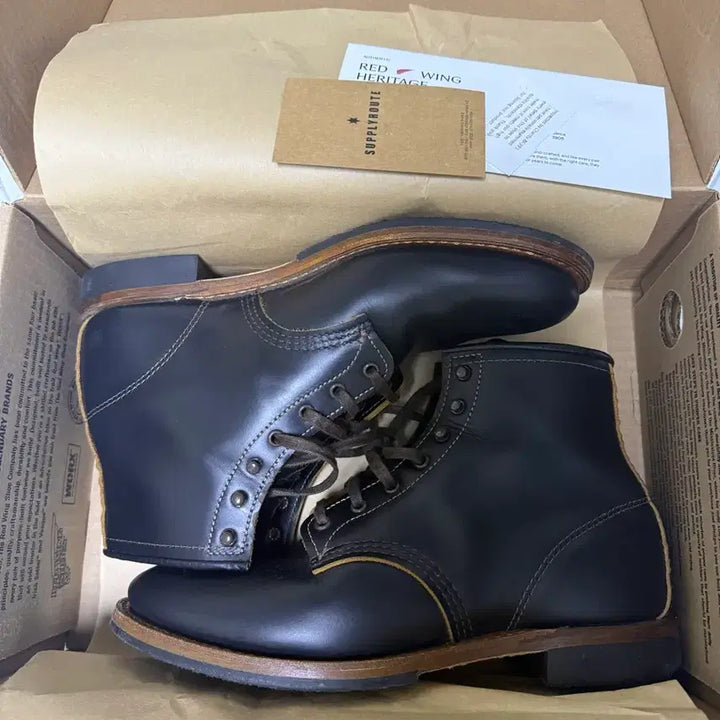 [BUNJANG] Red Wing Beckman Flatbox 9060 Black Klondike Leather Boots / 레드윙 벡맨 플랫박스 9060 블랙 클론다이크 D 팝니다
