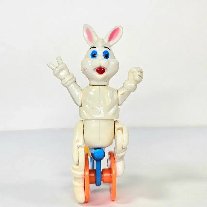 [BUNJANG] Choco Shokkan Eggmon Unicycle Riding Rabbit Doll / 초코식완 [에그몽] 외발자전거 타는 토끼 인형