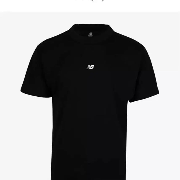 [BUNJANG] New Balance Athletic T-Shirt Black, Melange Grey / 뉴발란스 애슬레틱 반팔 블랙, 멜란지그레이 티셔츠