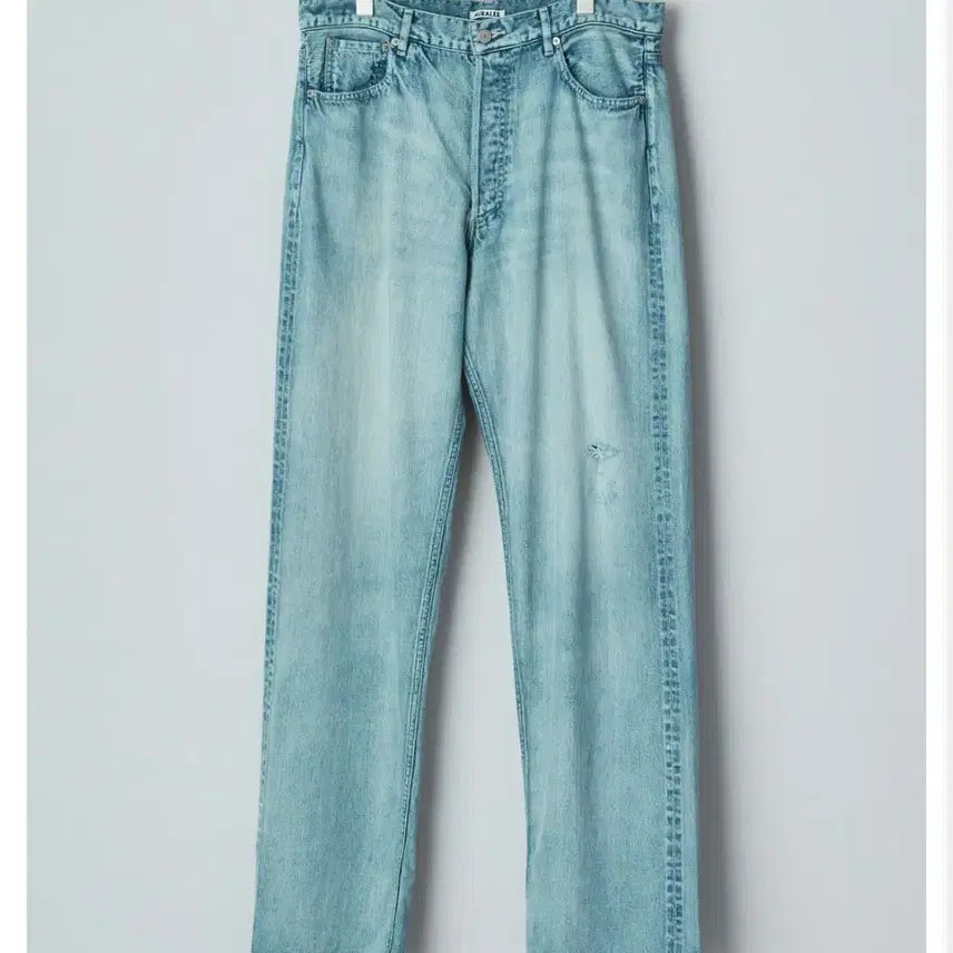 [BUNJANG] Auralee 26ss Faded Selvedge Denim Flare Fit Size 30 / 26ss 오라리 페이디드 셀비지 플레어핏 30
