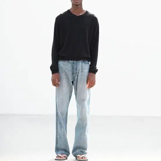 [BUNJANG] Auralee 26ss Faded Selvedge Denim Flare Fit Size 30 / 26ss 오라리 페이디드 셀비지 플레어핏 30