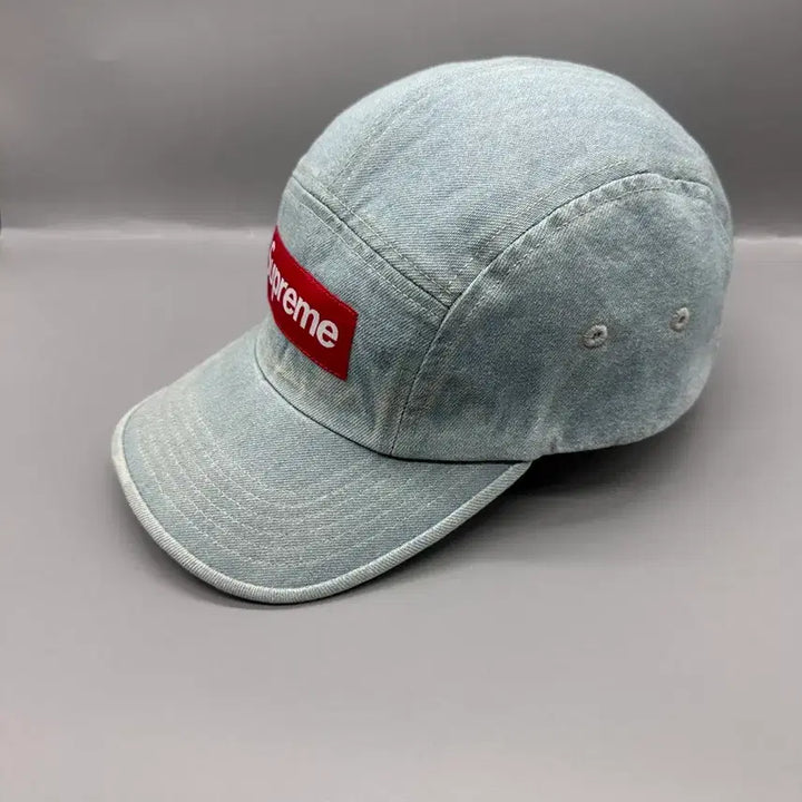 [BUNJANG] Supreme 21SS Washed Chino Twill Camp Cap Denim / 21SS 슈프림 워시드 치노 트윌 캠프캡 데님