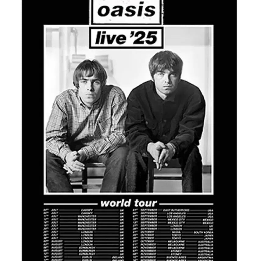 [BUNJANG] Oasis World Tour Poster / 오아시스 월드투어 포스터