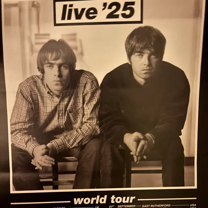 [BUNJANG] Oasis World Tour Poster / 오아시스 월드투어 포스터