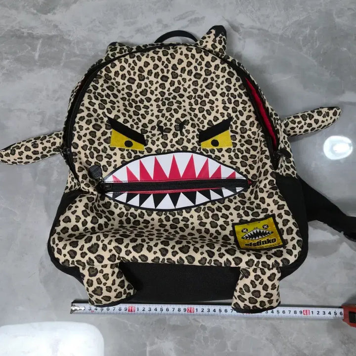 [BUNJANG] Elstinko Monster Backpack Leopard / 엘스팅코 몬스터 백팩 레오파드