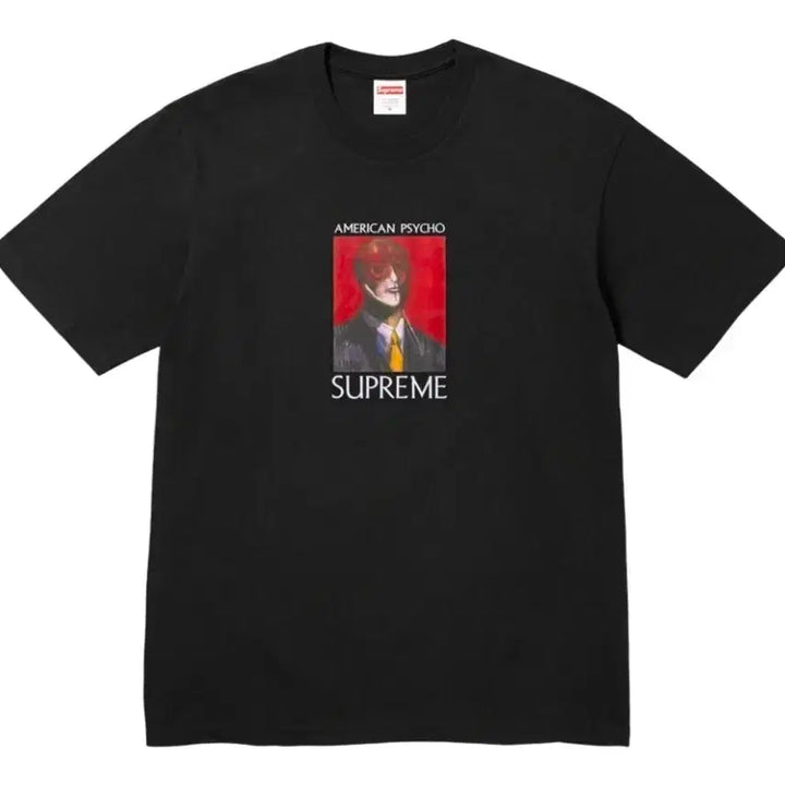 [BUNJANG] Supreme American Psycho T-Shirt Black / 슈프림 아메리칸 사이코 티셔츠 블랙 - 23FW