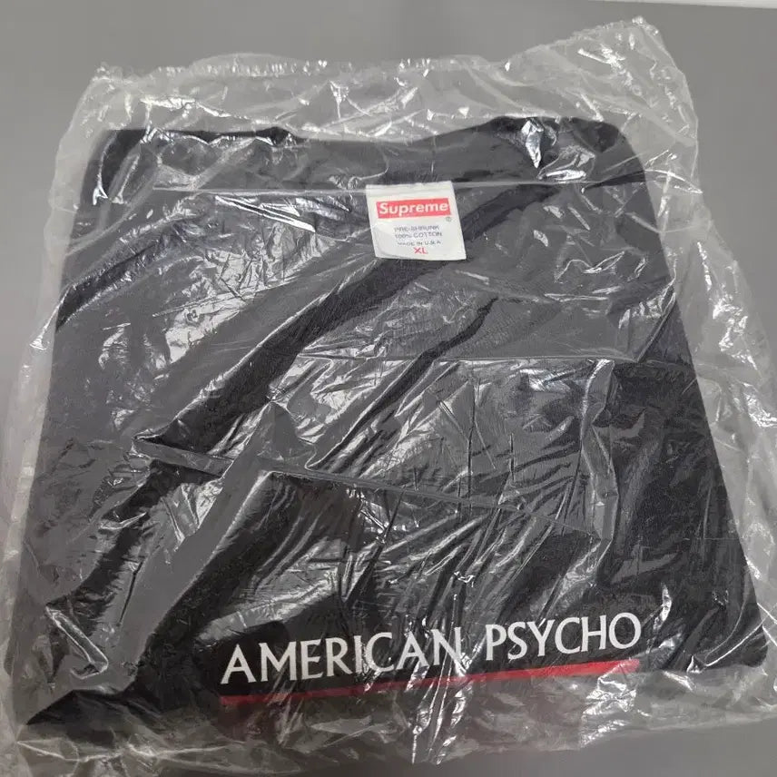 [BUNJANG] Supreme American Psycho T-Shirt Black / 슈프림 아메리칸 사이코 티셔츠 블랙 - 23FW