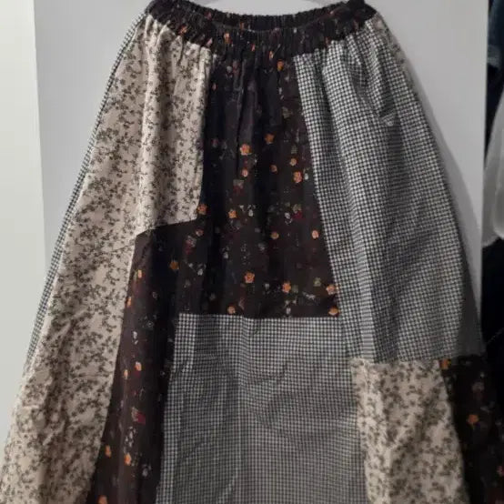 [BUNJANG] Patchwork Lace Long Skirt / 패치워크 레이스 롱 스커트
