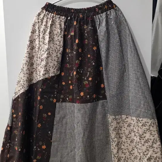 [BUNJANG] Patchwork Lace Long Skirt / 패치워크 레이스 롱 스커트